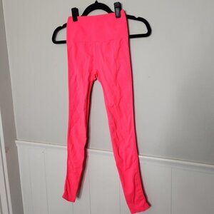 Free People Neon Pink Leggings